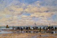 Boudin, Eugene - Trouville, the Beach at Low Tide